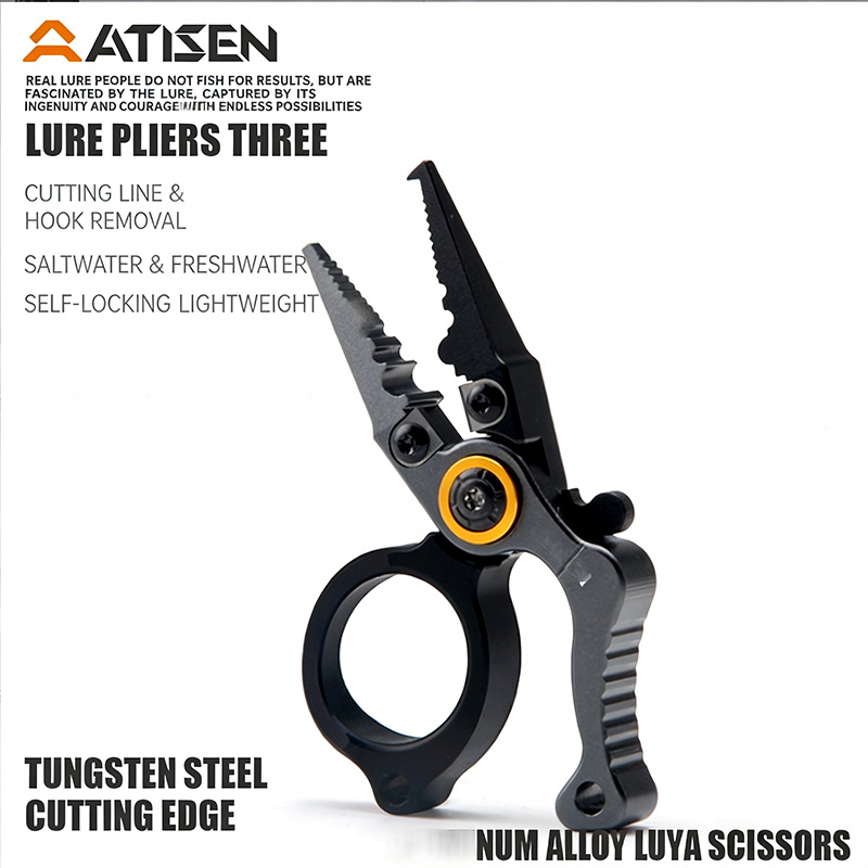 Fishing Line Cutter - Mini Portable Aluminum Fishing Pliers Multifunctional