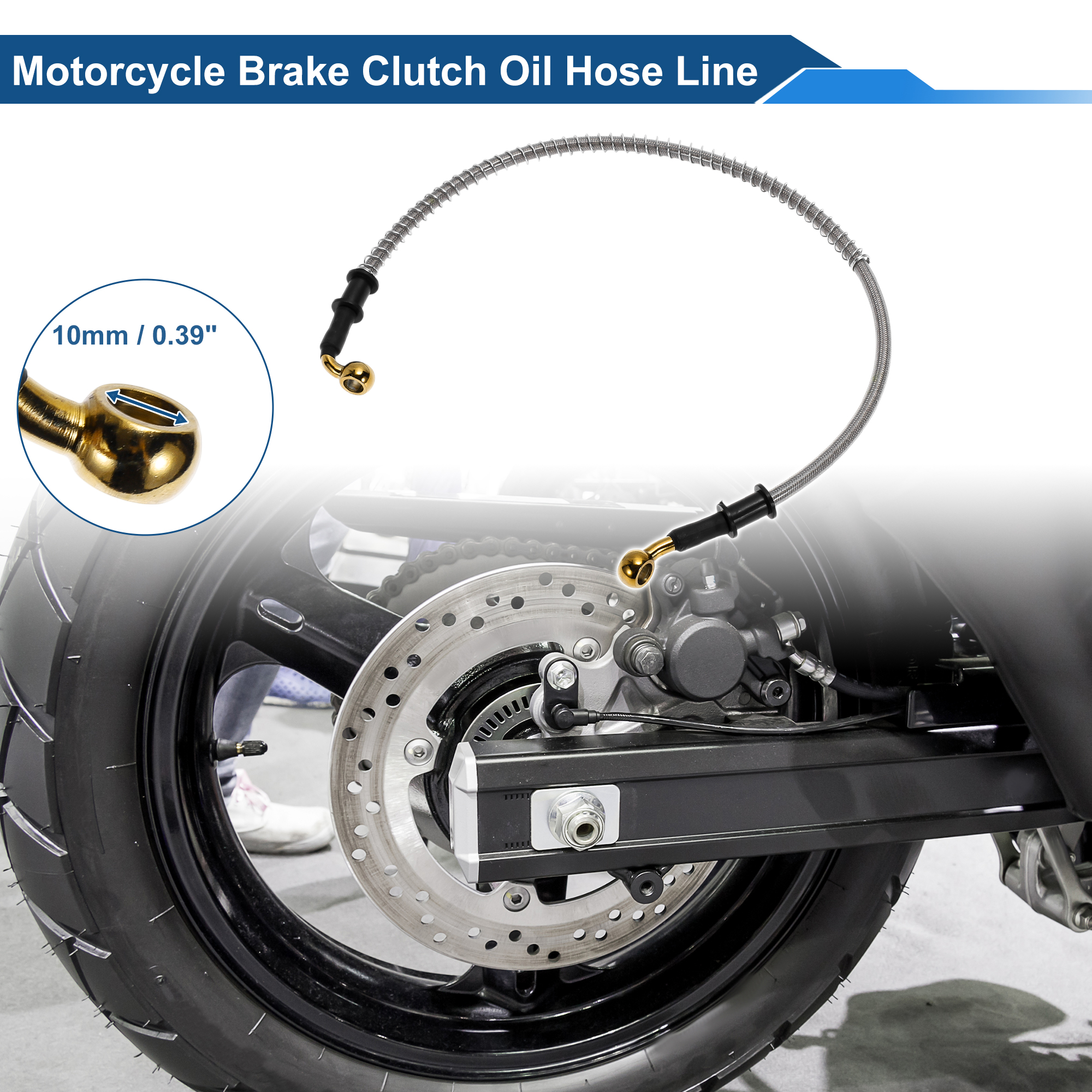 UXCELL 60cm Motorcycle Brake C – обзор и цена Braided Line