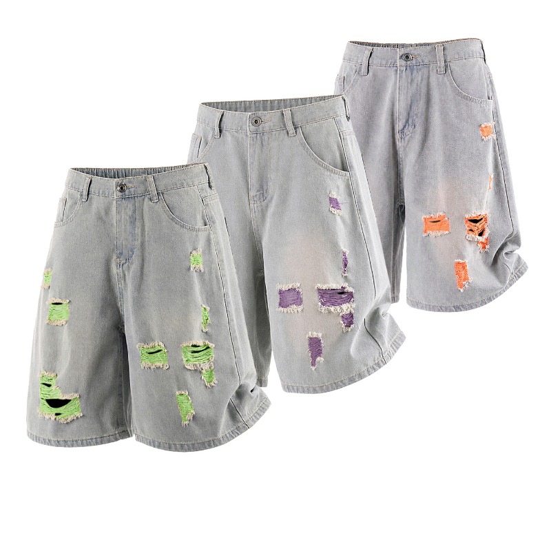 Men's Lined Ripped Denim Short – обзор и цена Fly Line
