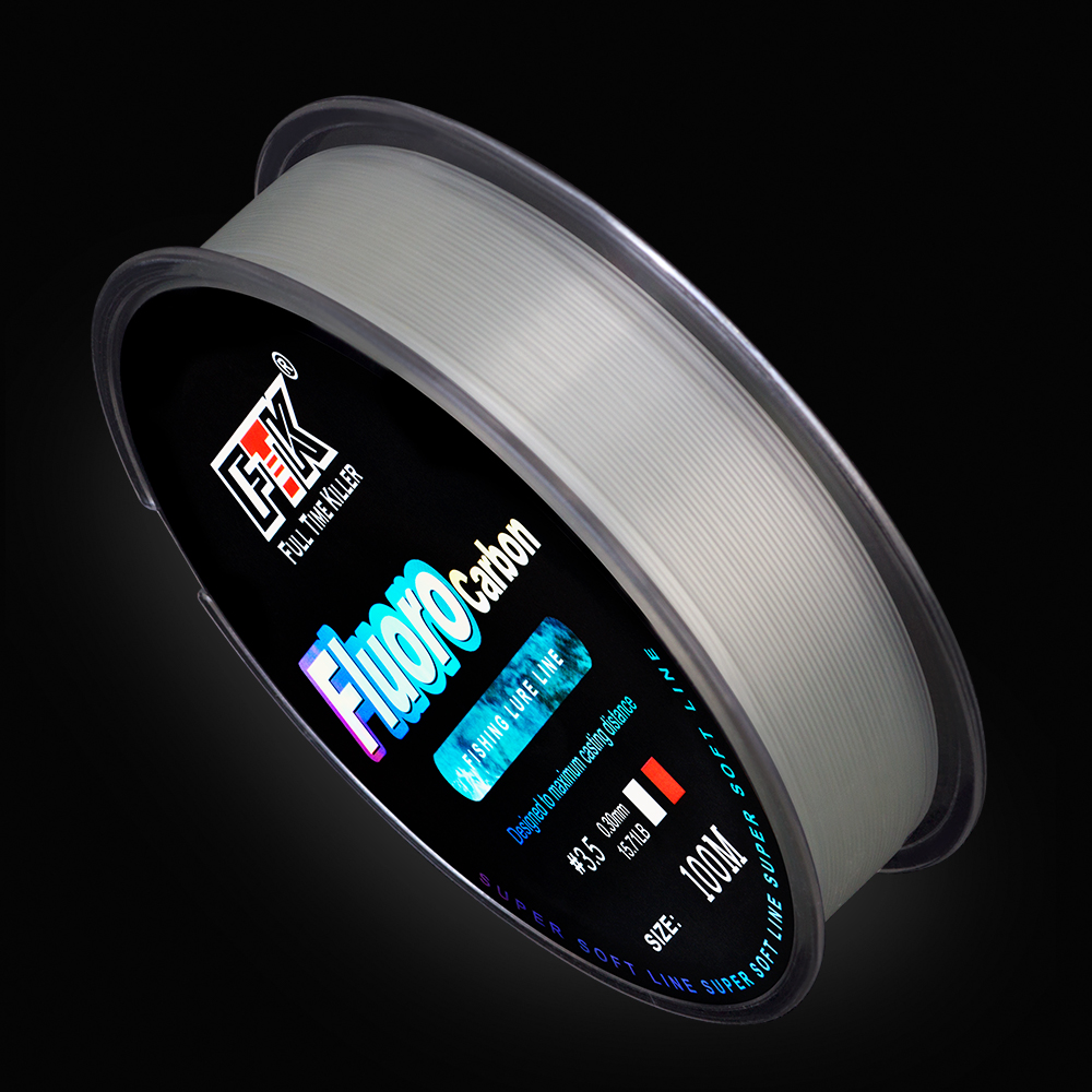 FTK 100m 4.13-34.32LB Fluoroca – обзор и цена Fluorocarbon Line