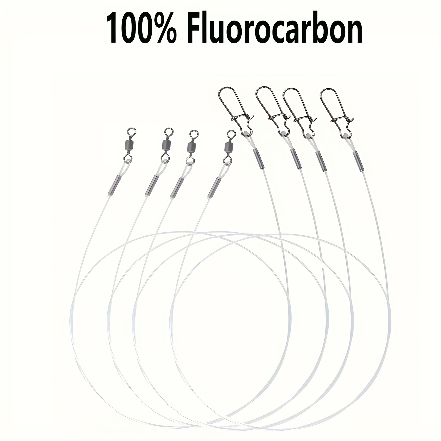 12Pcs 100% Fluorocarbon Fishin – обзор и цена Ice Fishing Line