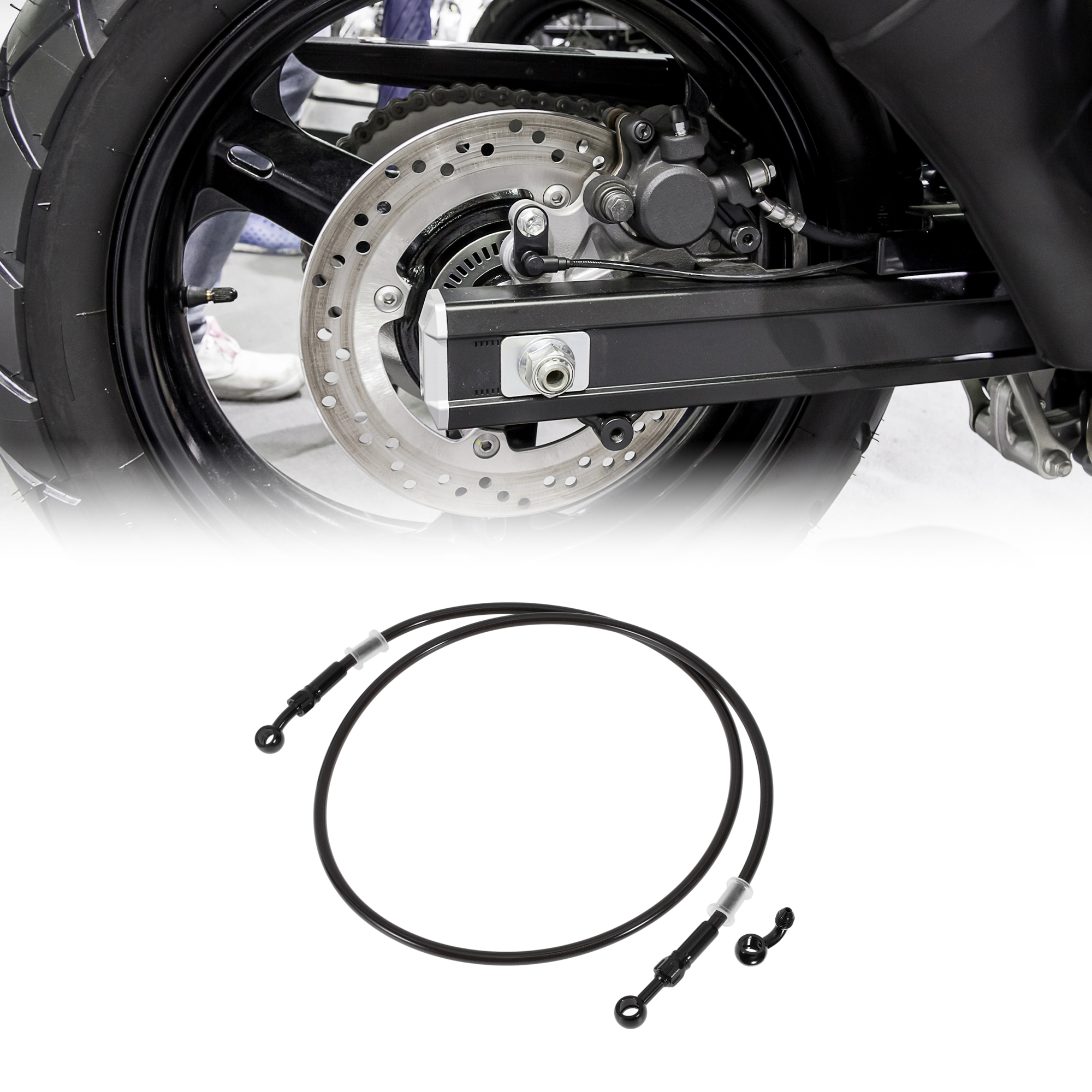 UXCELL 130cm Motorcycle Brake  – обзор и цена Braided Line