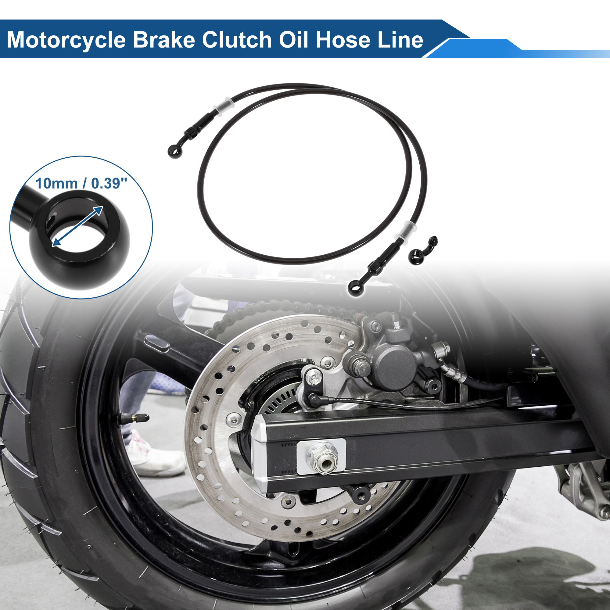 UXCELL 130cm Motorcycle Brake  – обзор и цена Braided Line