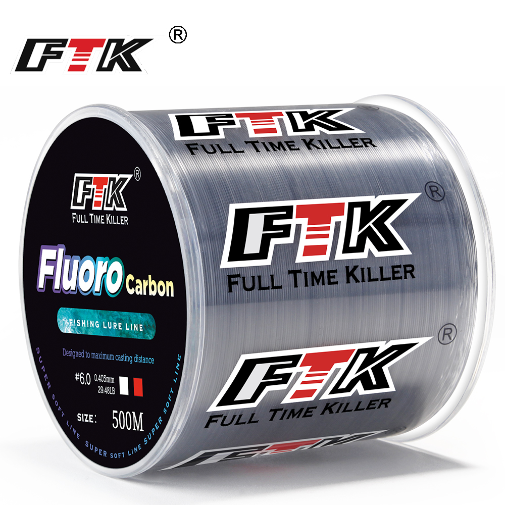 FTK Fishing Line 300M / 500M C – обзор и цена Fluorocarbon Line