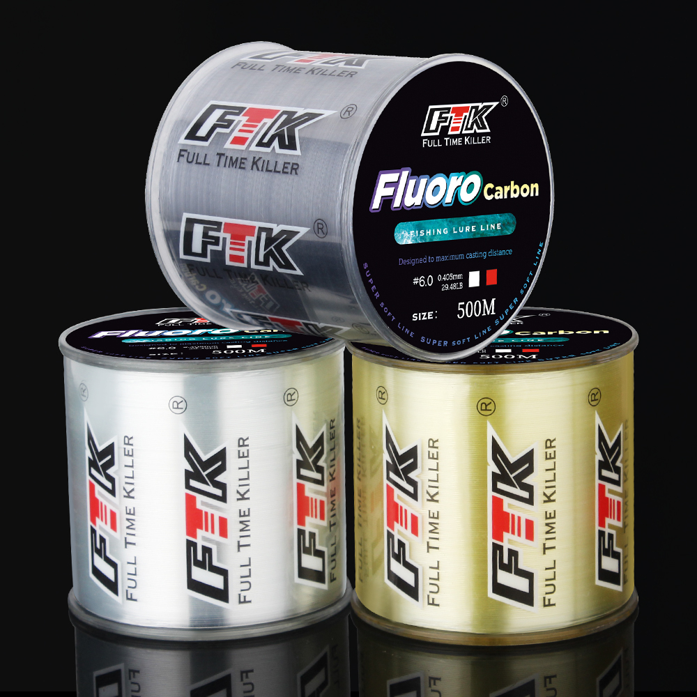 FTK Fishing Line 300M / 500M C – обзор и цена Fluorocarbon Line