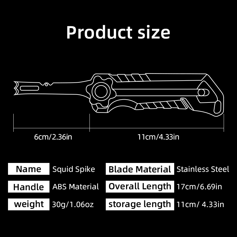 Squid Knife Stainless Steel Li – обзор и цена Saltwater Line