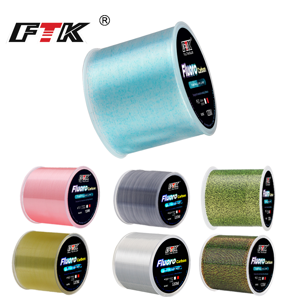 FTK 120m Invisible Fishing Lin – обзор и цена Fluorocarbon Line