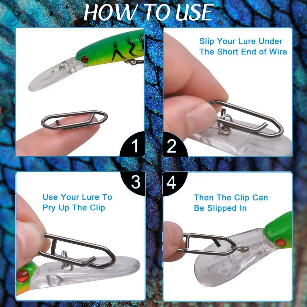 9KM Fishing Snap Kit 110pcs Po – обзор и цена Monofilament Line