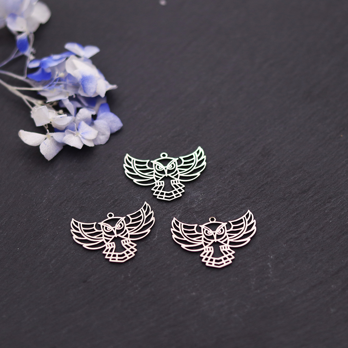 3pcs Owl Stainless Steel Charm – обзор и цена Fly Line
