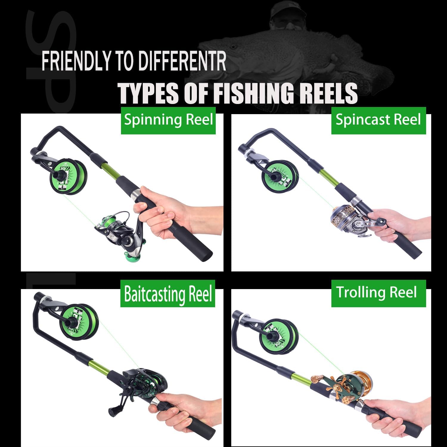 Fishing Line Spooler, Adjustab – обзор и цена Fishing Line Winder