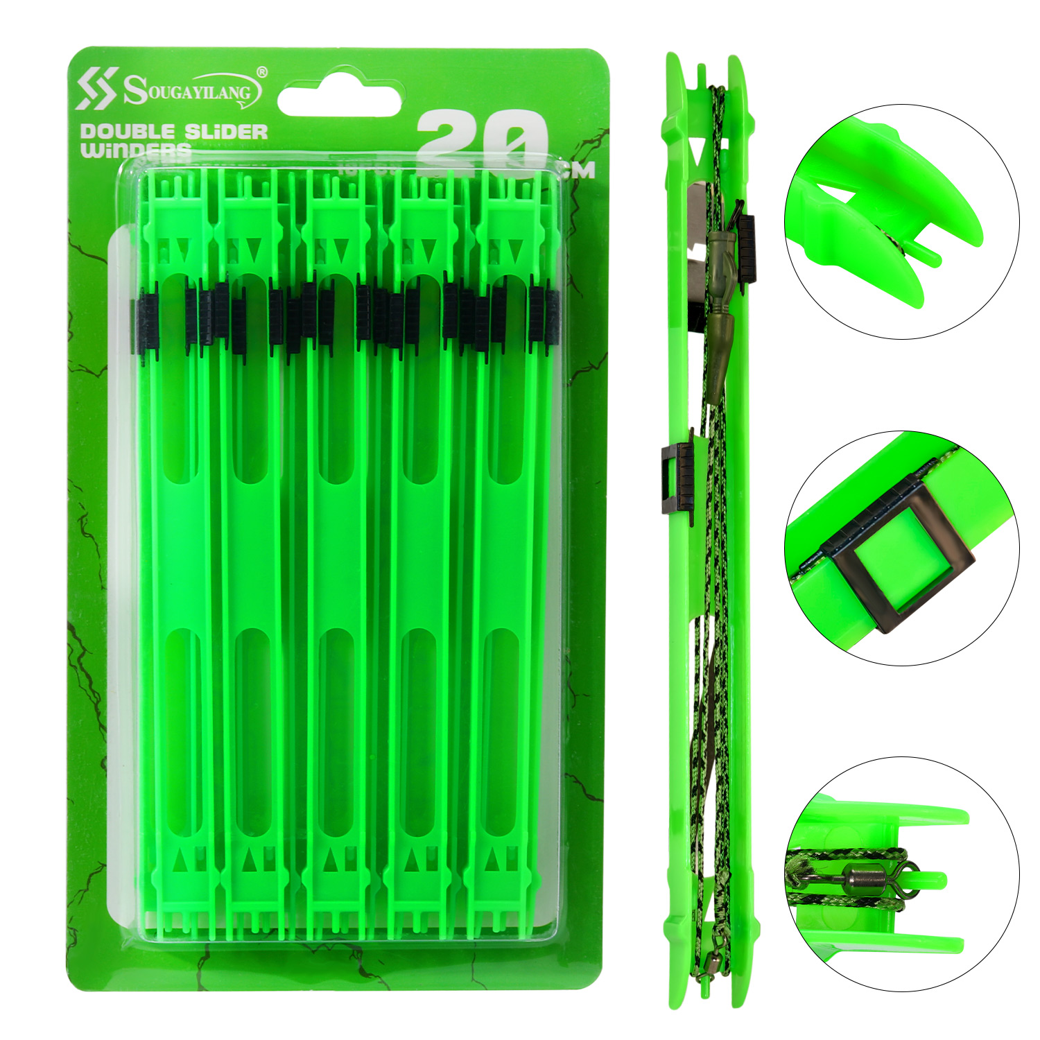 Sougayilang 10pcs Fishing Plas – обзор и цена Fishing Line Dispenser