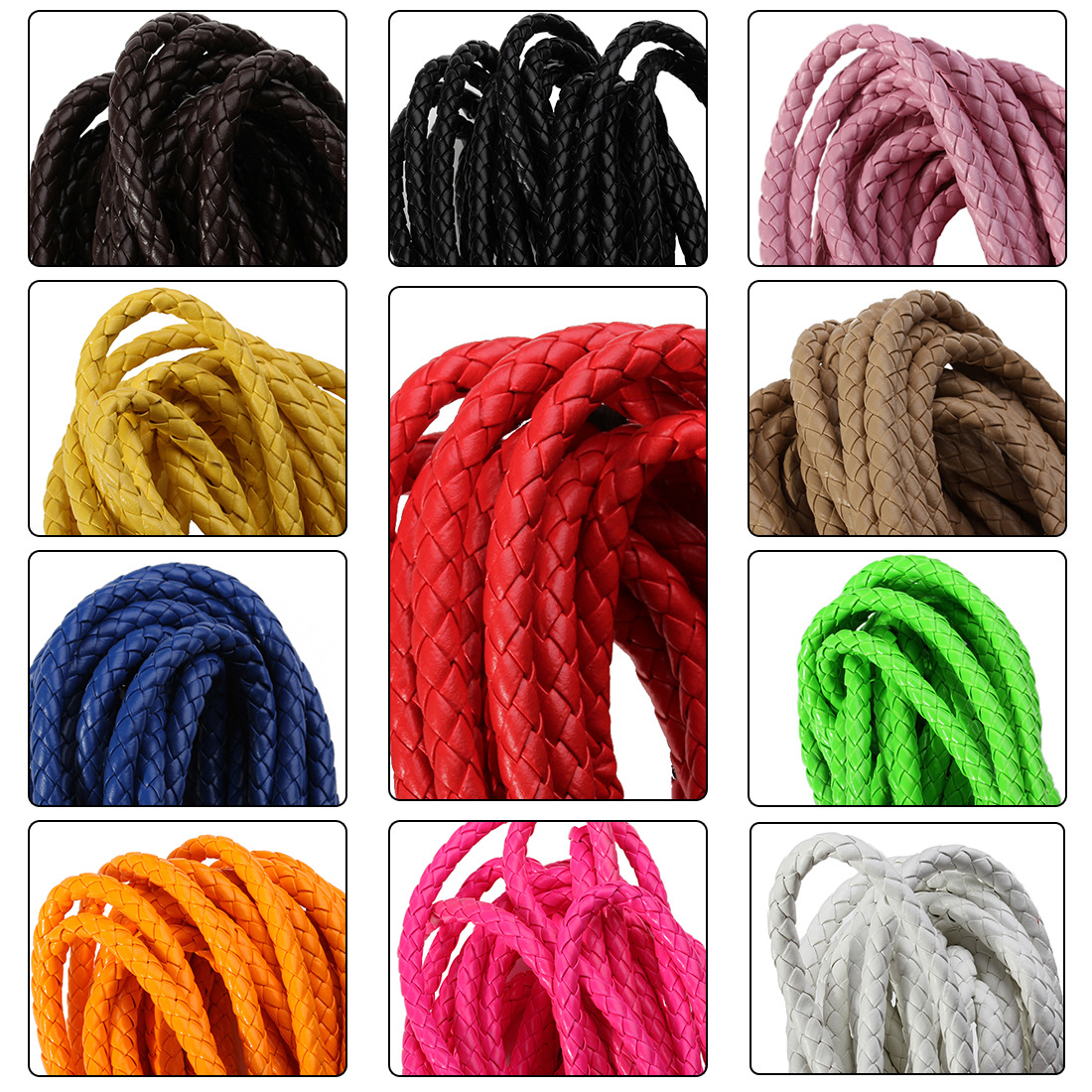 5 Yards/lot 6/7mm Braided Leat – обзор и цена Braided Line