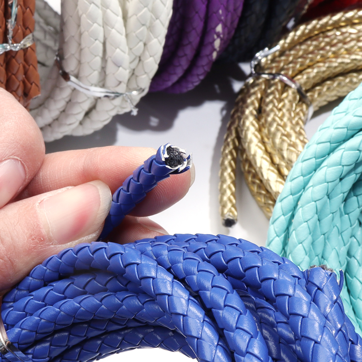 5 Yards/lot 6/7mm Braided Leat – обзор и цена Braided Line
