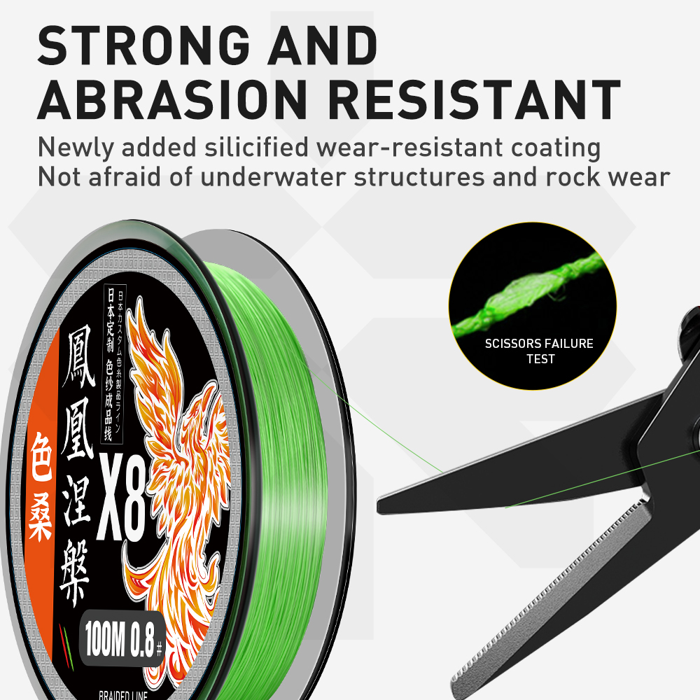 ZUKIBO Phoenix 8 Strand PE Bra – обзор и цена Ice Fishing Line