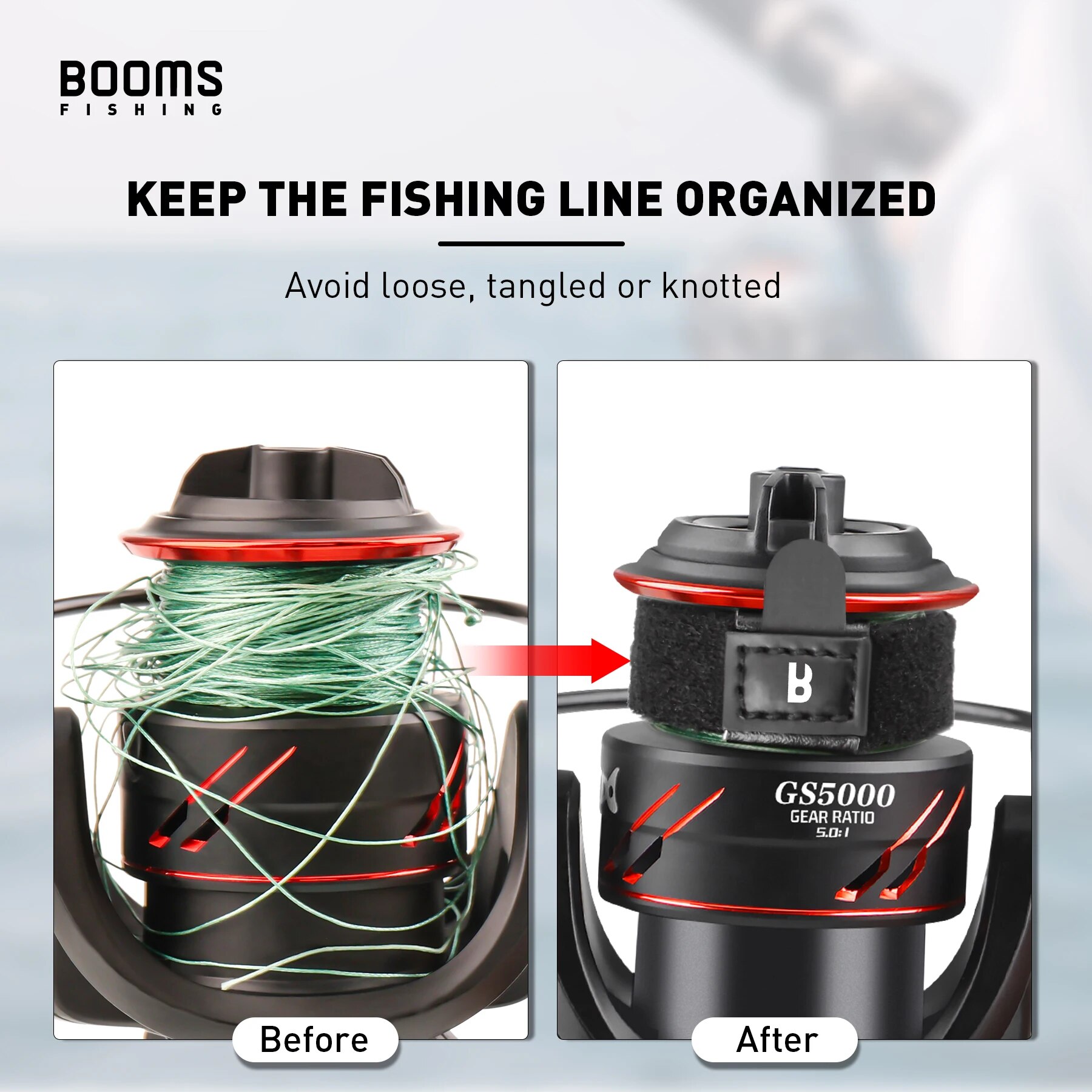 Booms Fishing SB1 4Pcs Spinnin – обзор и цена Fishing Line Box