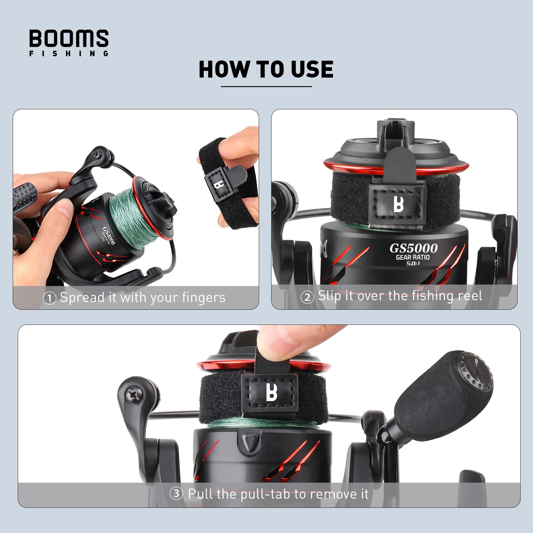 Booms Fishing SB1 4Pcs Spinnin – обзор и цена Fishing Line Box